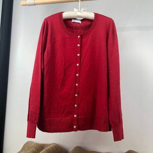 Old Navy – Cardigan Red Sweater, Long Sleeve, Women XL
